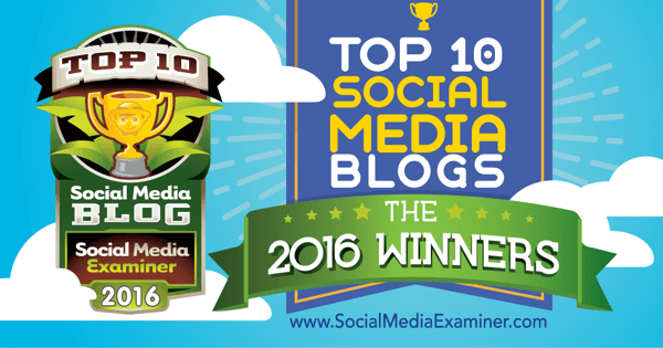 2016 top ten social media blog contest