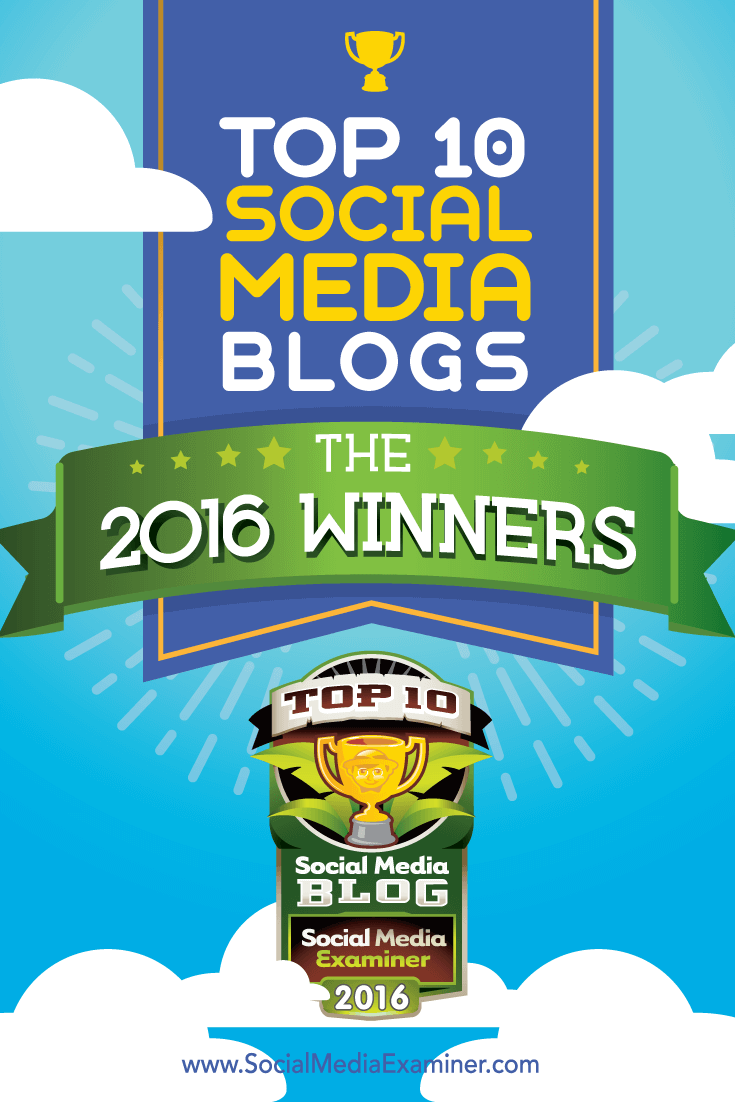 2016 top ten social media blog winners