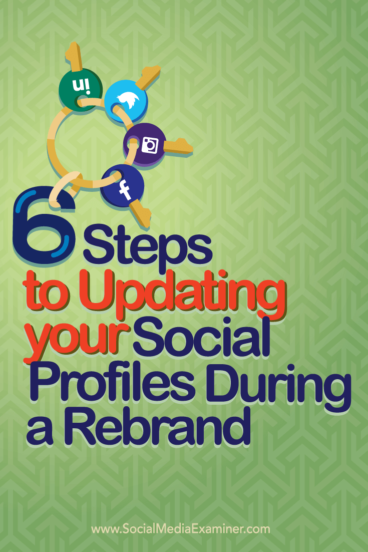 updating social profiles during a rebrand