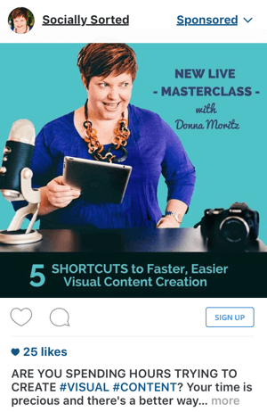 instagram ad example