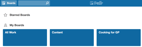 boards in trello