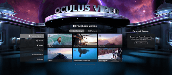 facebook oculus social features