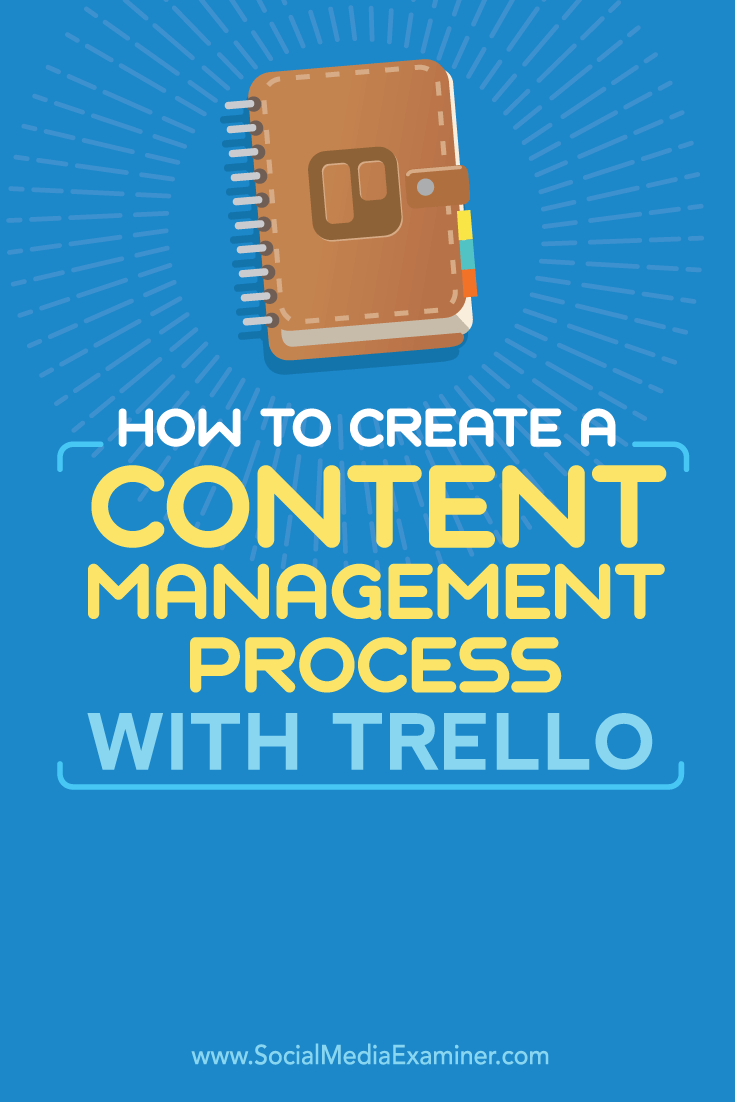 manage content with trello