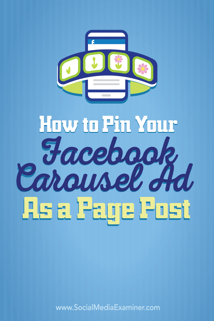 facebook carousel ad page post