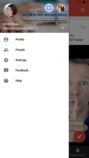 add pages to googleplus app for android