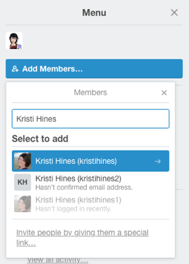 add a member to a board in trello