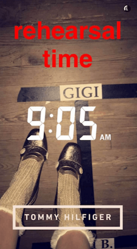 gigi hadid snap