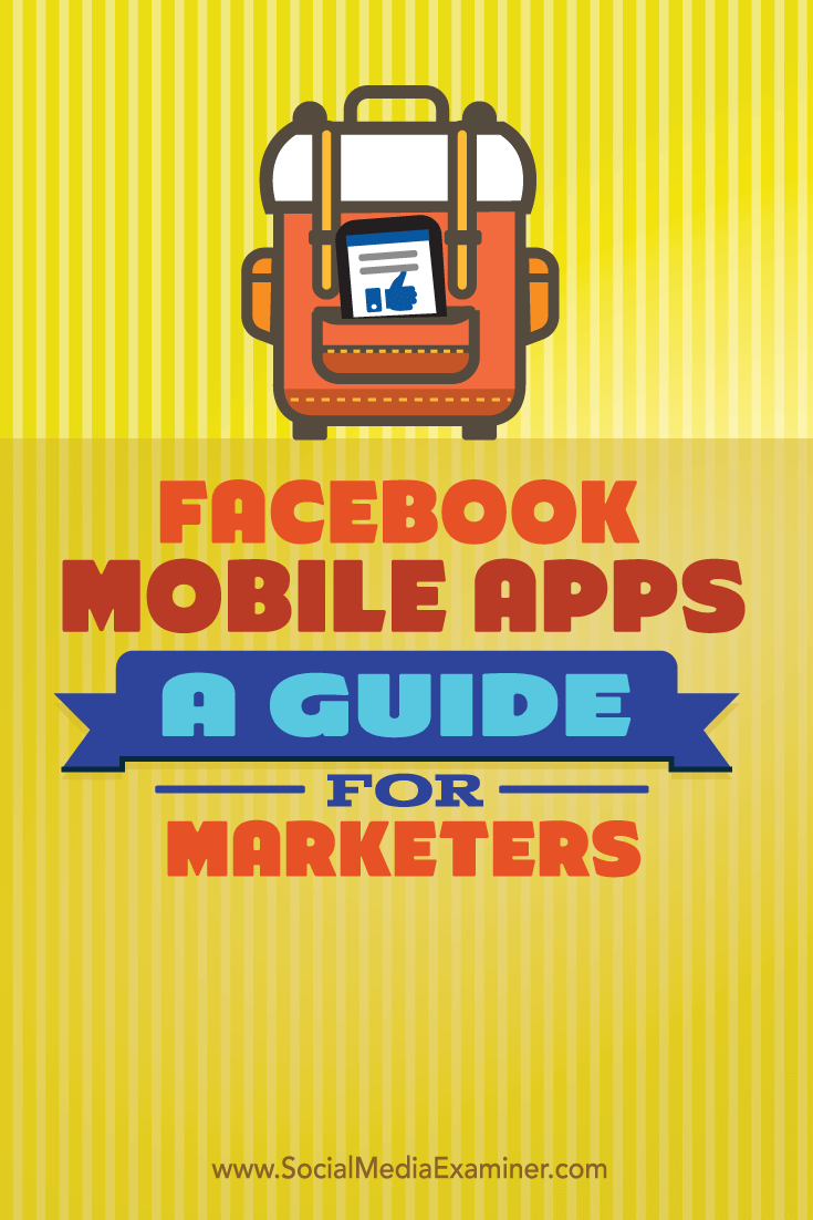 manage marketing with facebook mobile apps