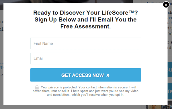 lifescore opt in