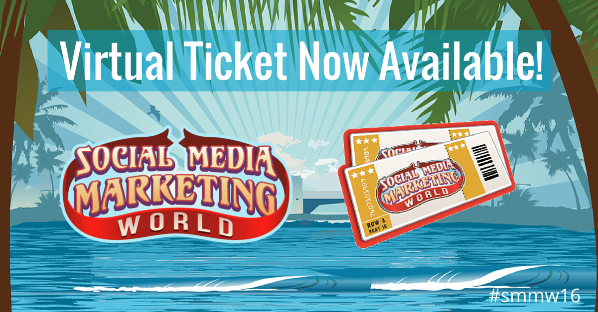 virtual ticket social media marketing world 2016