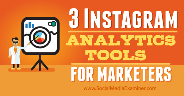 instagram analytics tools for marketers