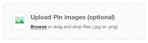 pinterest upload pin images