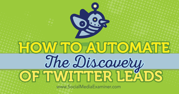 automate lead discovery on twitter with ifttt