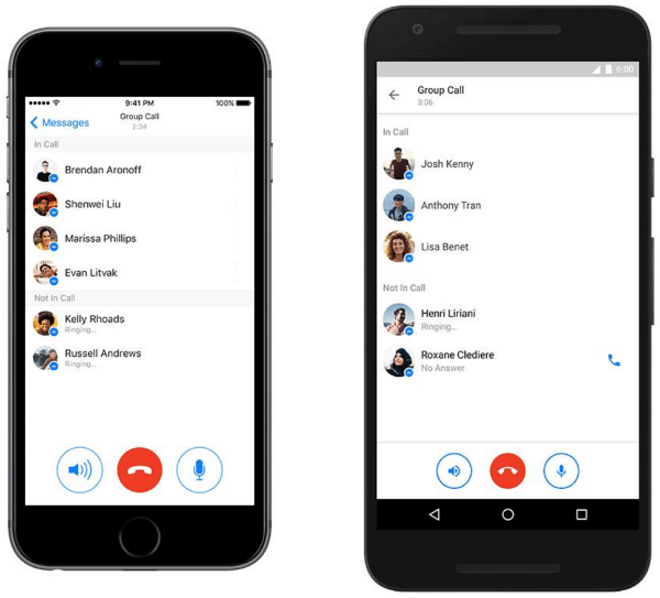 facebook messenger group calling