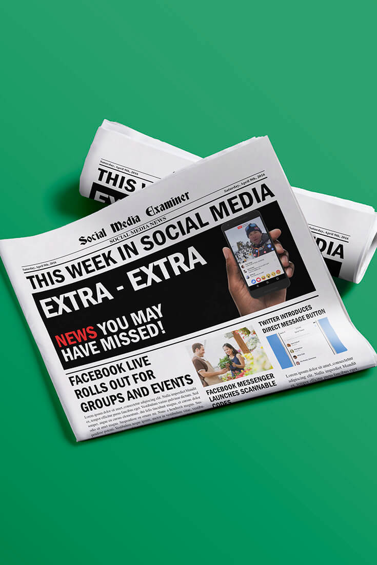 social media examiner weekly news april 9 2016