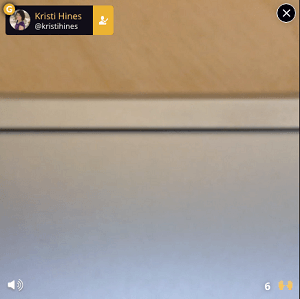 blab guest mute and close screen controls