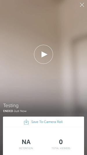 periscope broadcast option to save video