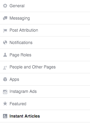 facebook instant articles access