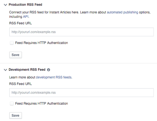 Thêm RSS FEED chuẩn của Facebook