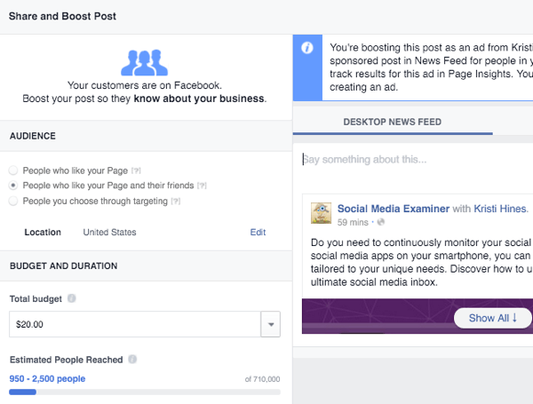 Facebook teilen und steigern Markeninhalte