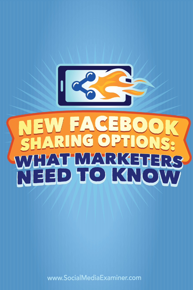 use facebook sharing options to increase engagement