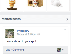 facebook post successful notification