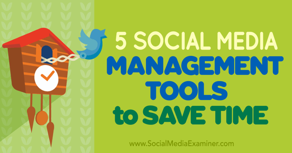 streamline with social media marketing management tools