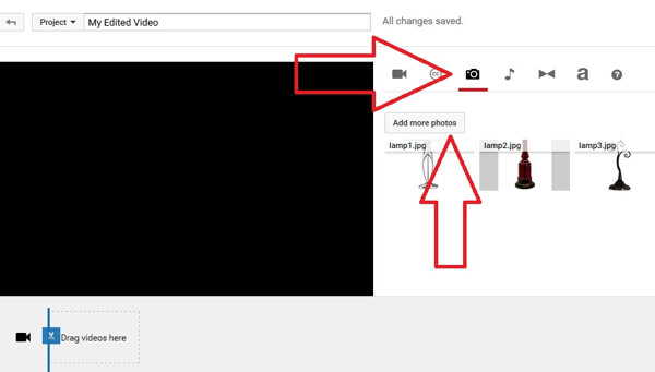 add images in youtube creator studio