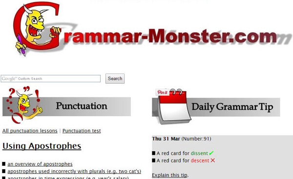 grammar monster