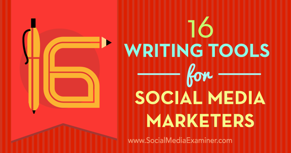 social media writing tools