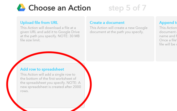 ifttt choose action