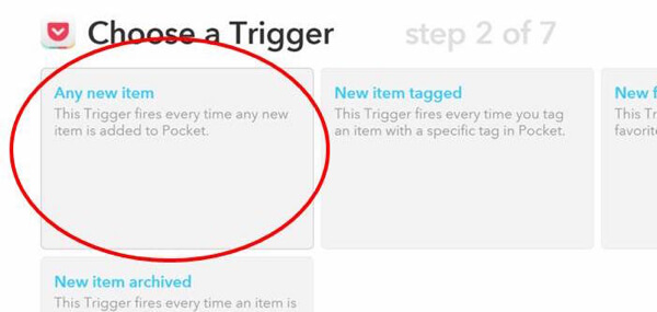 ifttt choose trigger