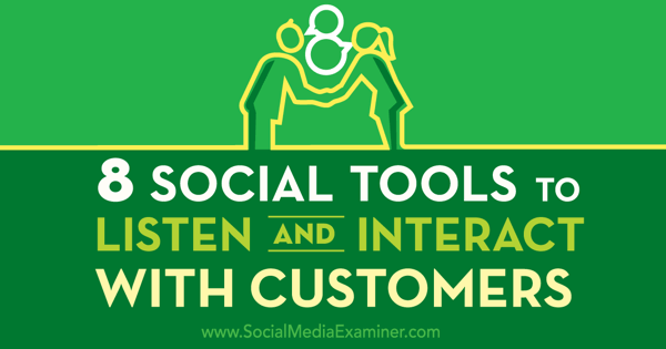 social customer service tools