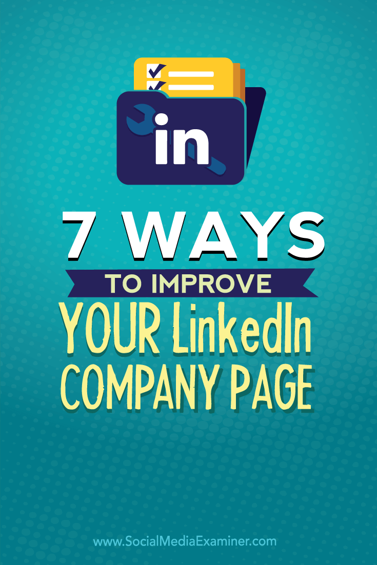 linkedin company page optimization