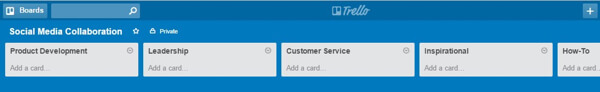 trello board for social topics