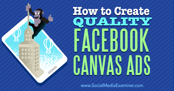 create canvas ads on facebook