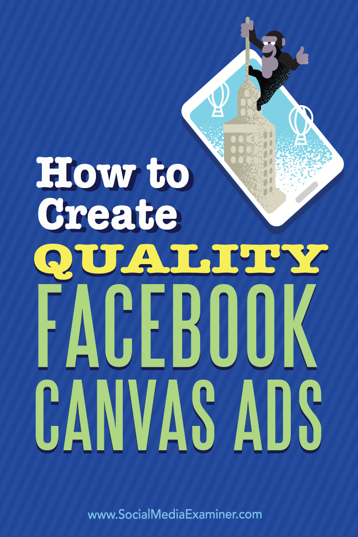 create quality facebook canvas ads