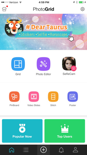 photo grid options