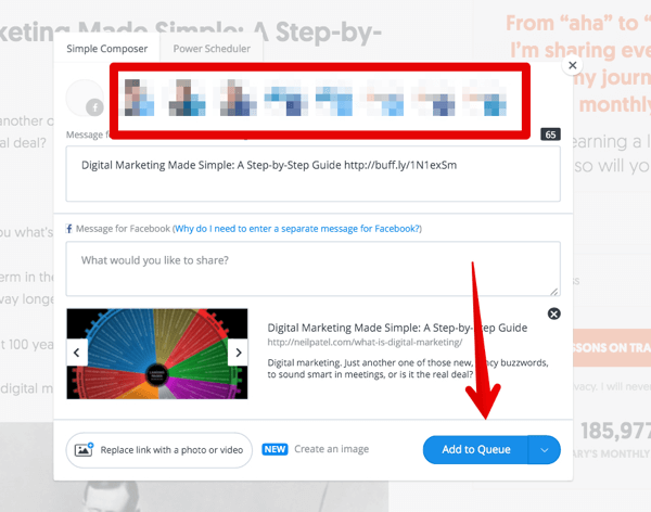 buffer publishing queue