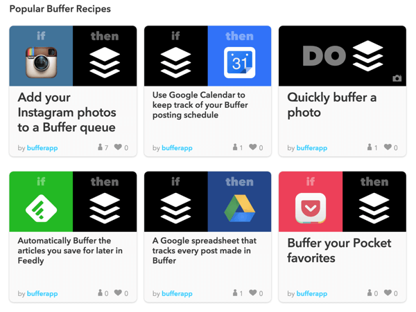 ifttt recipes