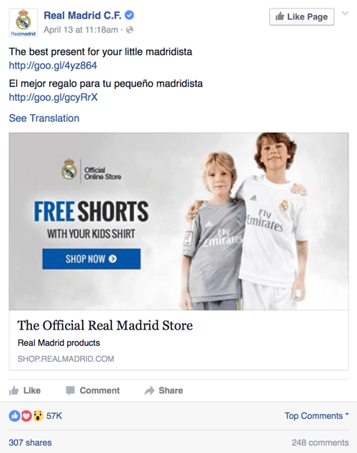 facebook page offer to fans