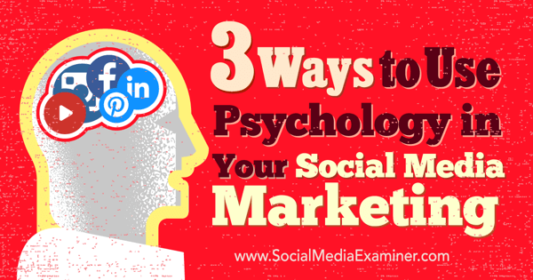 psychology in social media marketing