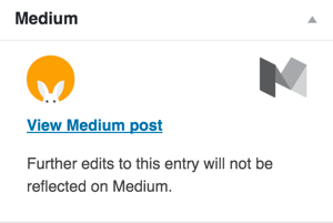 medium wordpress plugin confirmation