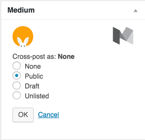 medium wp plugin public option