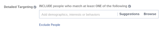 facebook ad detailed targeting