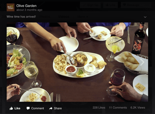 olive garden video