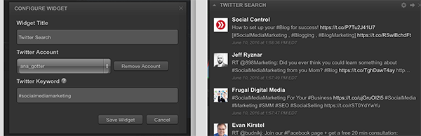 cyfe twitter widget