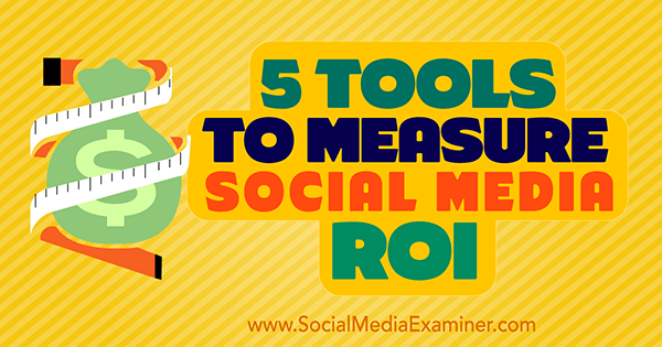 tools to measure social roi