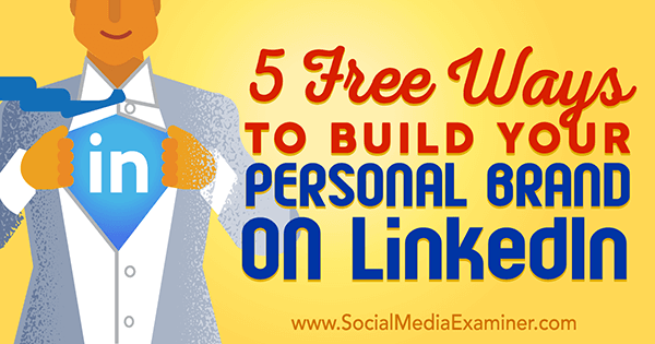 build personal linkedin brand