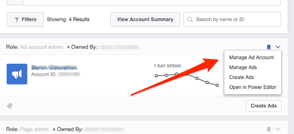 facebook request access to ad account